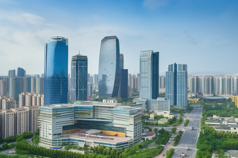 城市建筑物远景实拍摄影图,高清,摄影图,摄影图片,图片大全,摄影图免费下载